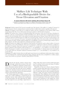 Endotine Midface  Article 1